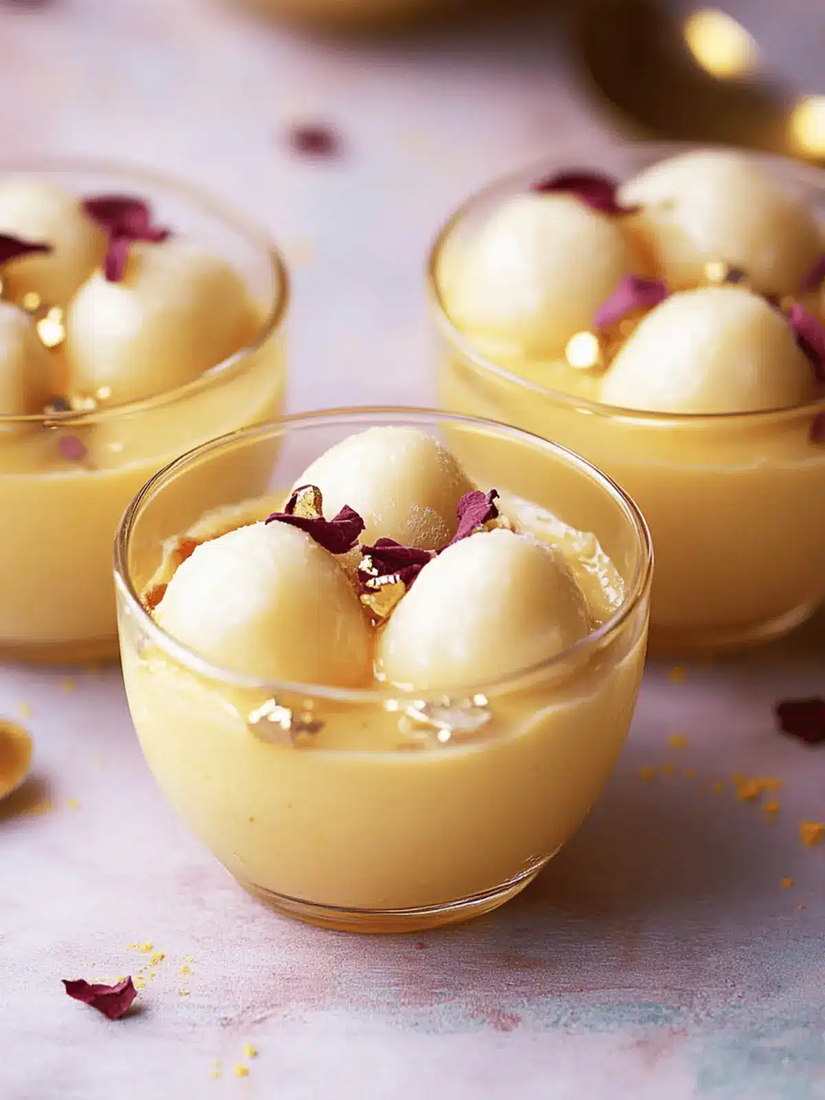 Custard Rasgulla