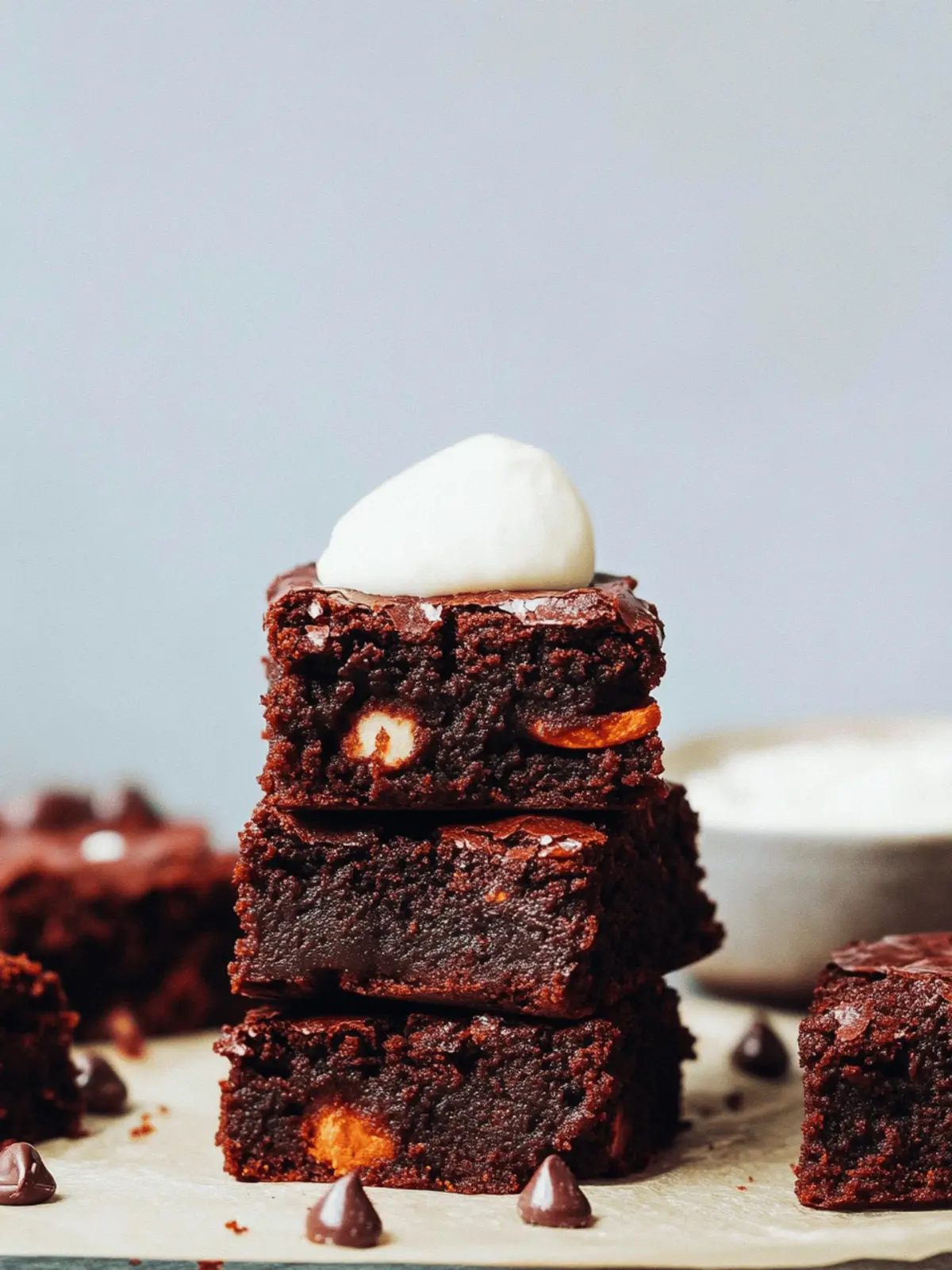 Fudgy Sweet Potato Brownies