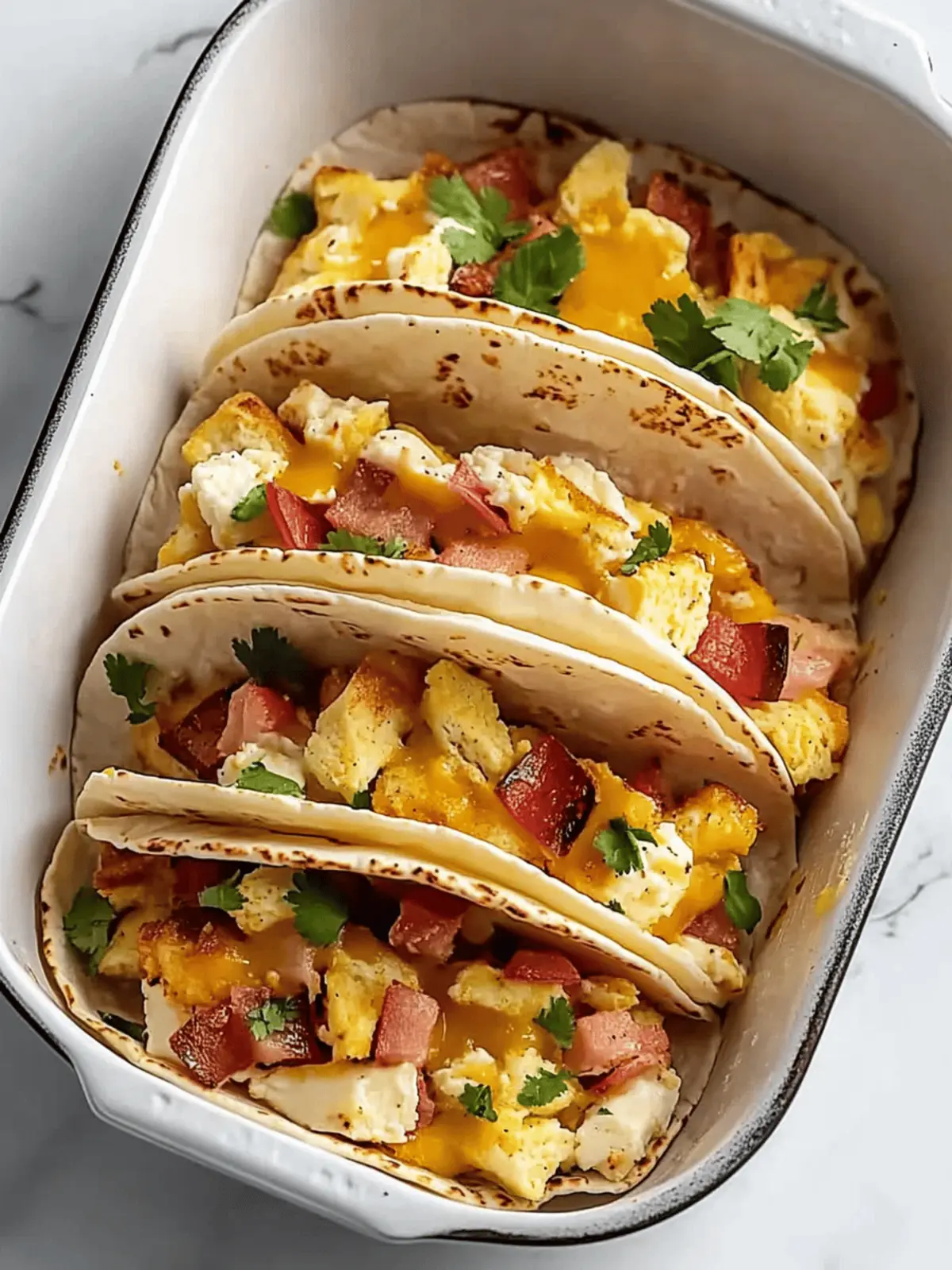 Tasty Baked Breakfast Tacos