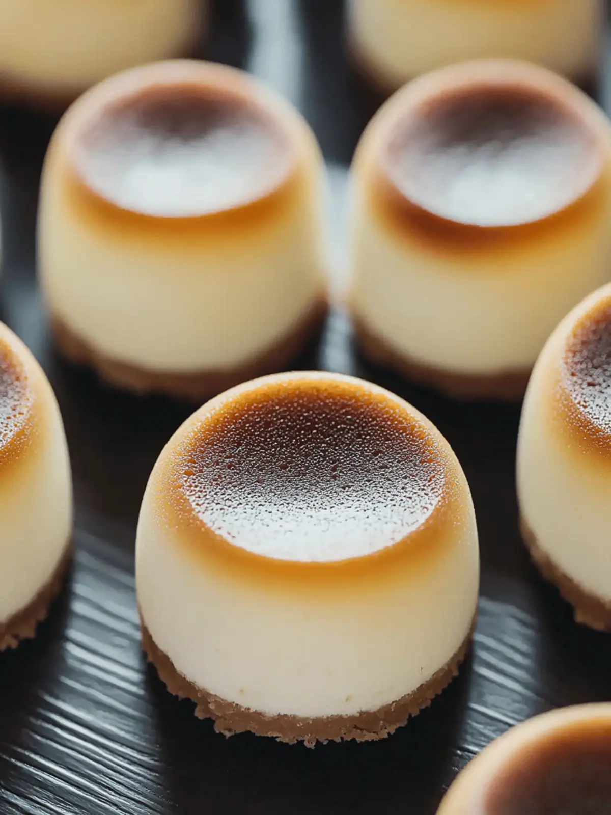 Quick Mini Japanese Cheesecakes