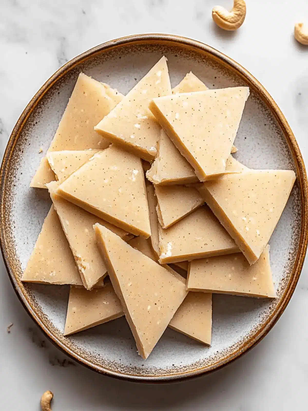 Kaju Katli (Cashew Fudge)
