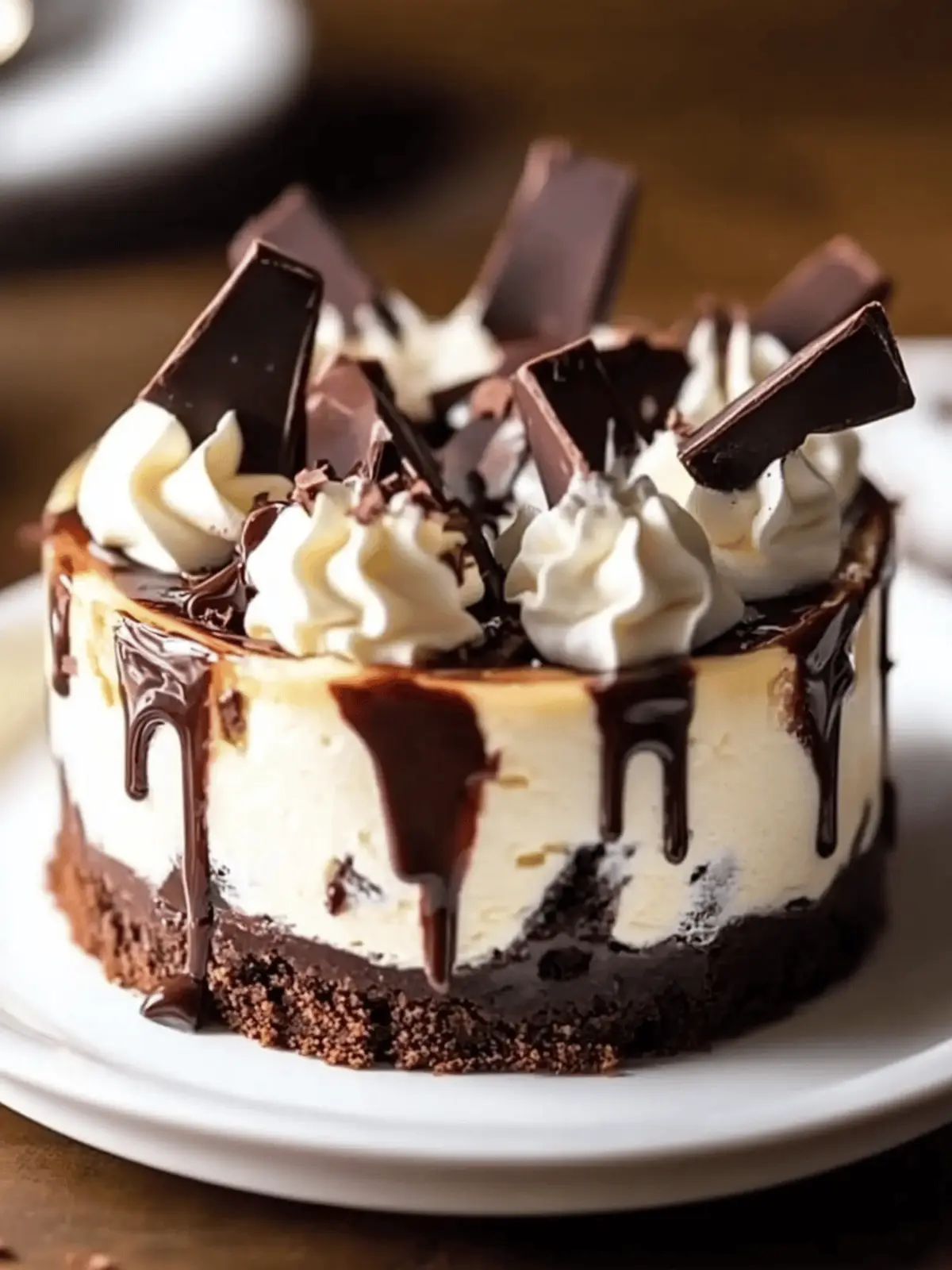 Hot Fudge Sundae Brownie Cheesecake Recipe