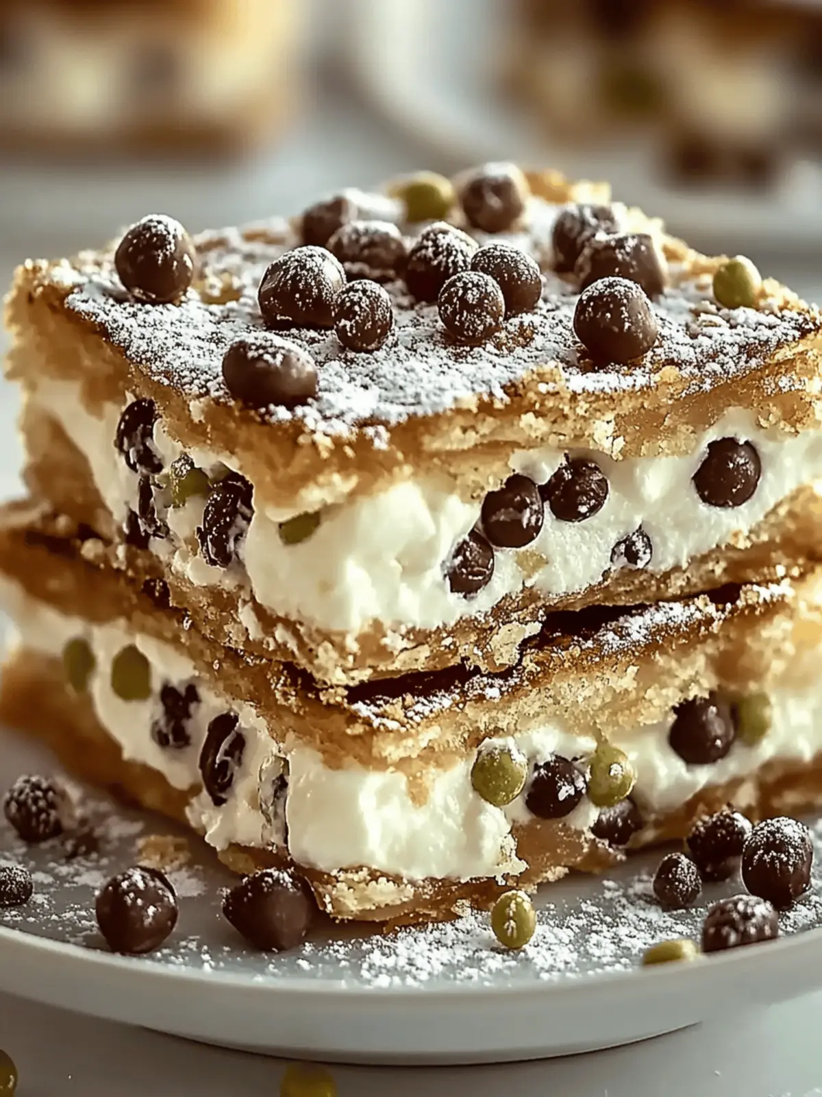 Classic Cannoli Squares