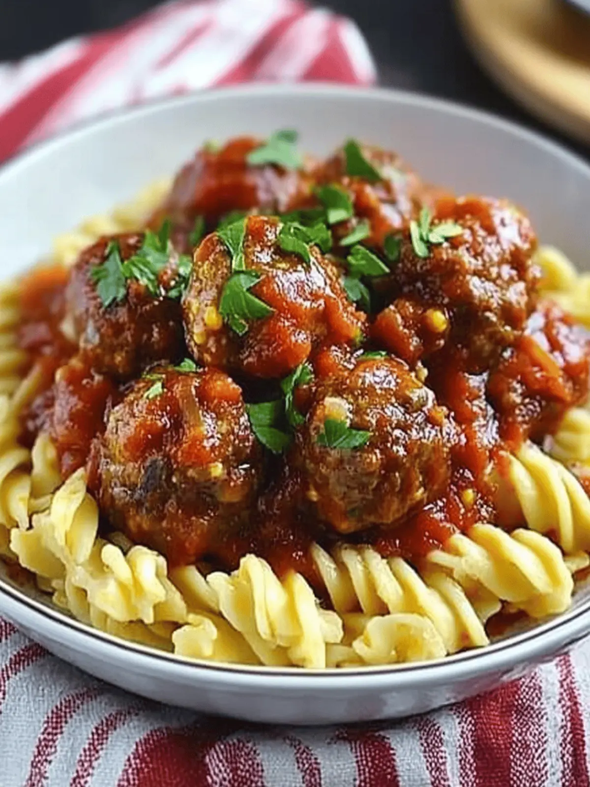 Slow Cooker Meatballs in a Tomato Sauce