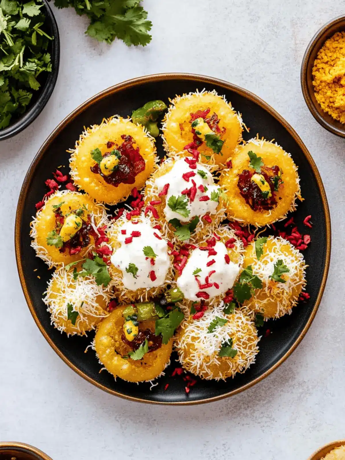 Dahi Puri | Sev Puri Dahi Puri