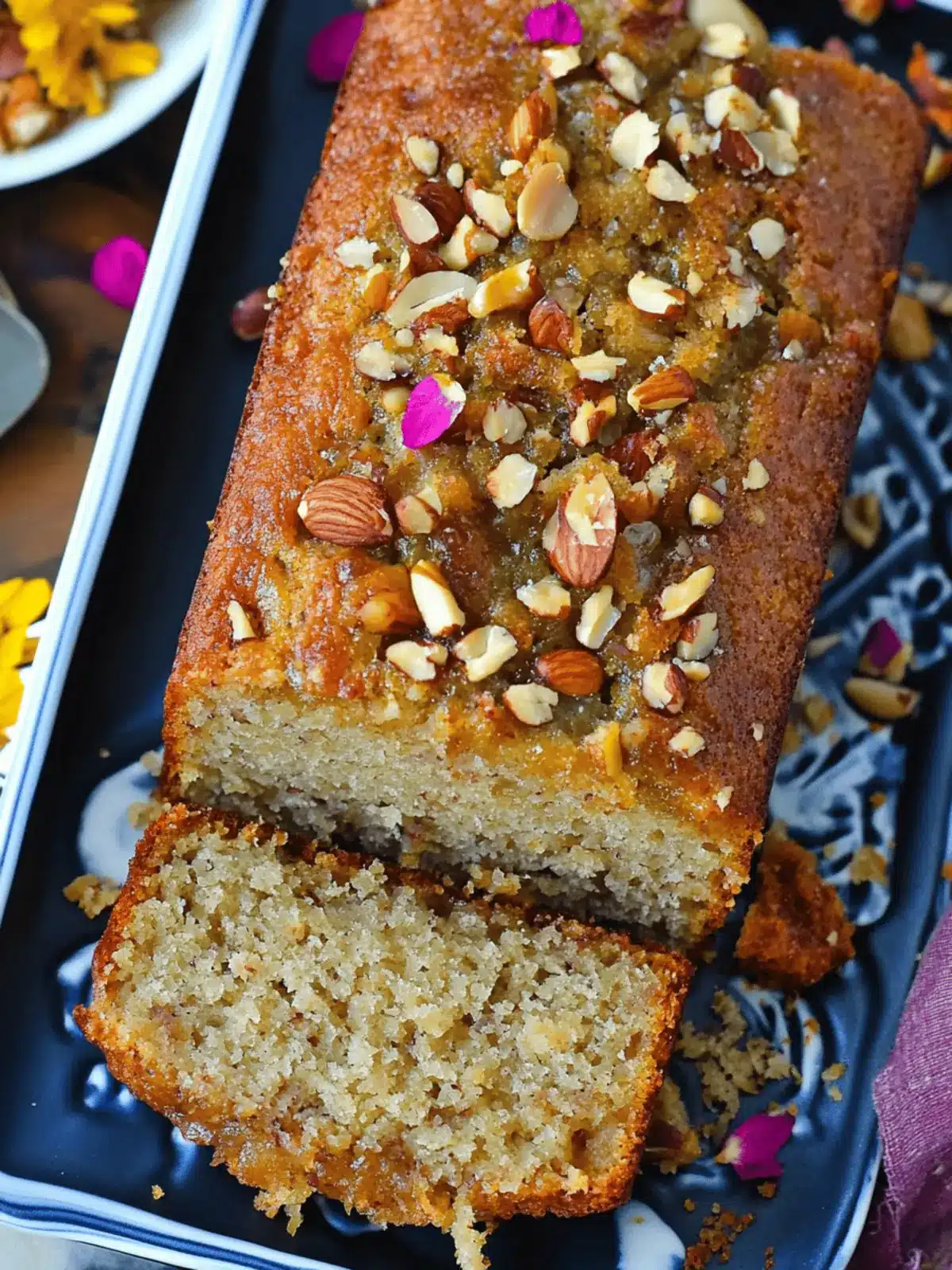Gulab Jamun Nut Bread