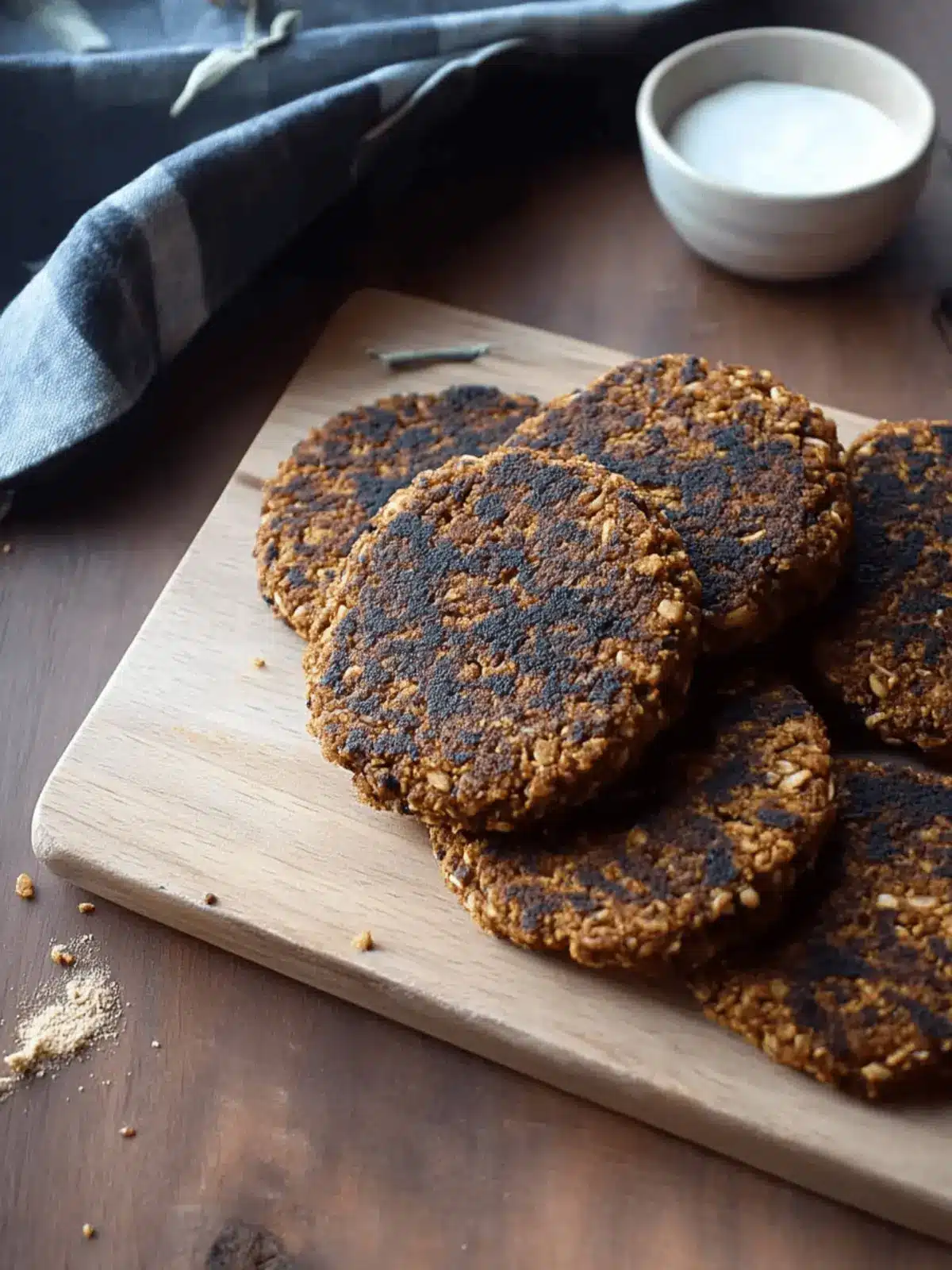 Spicy Vegan Breakfast Sausage Patties