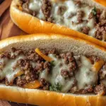 Ground Beef Philly Cheesesteaks