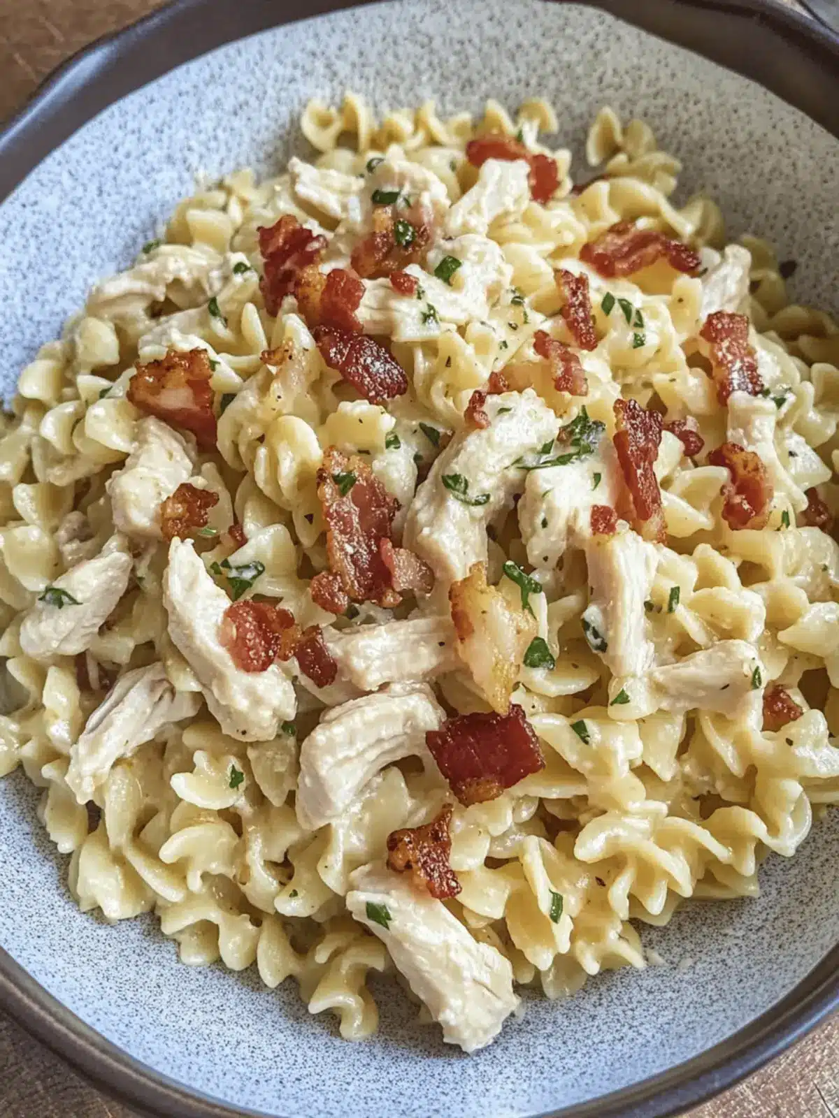 Chicken Bacon Ranch Pasta