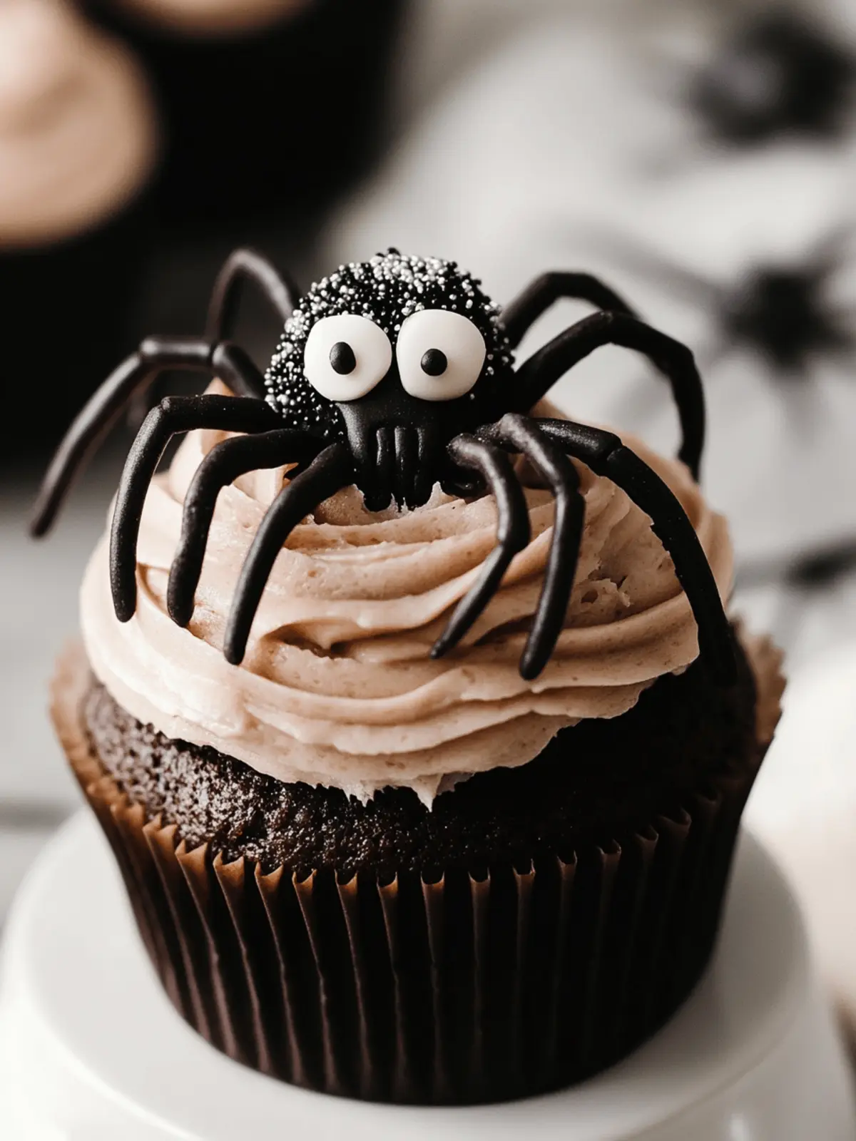 Spooky Spider Cupcakes