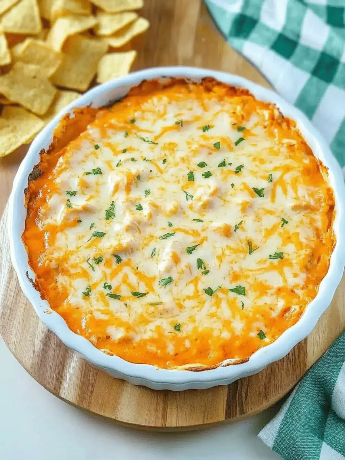 Cheesy Buffalo Chicken Dip