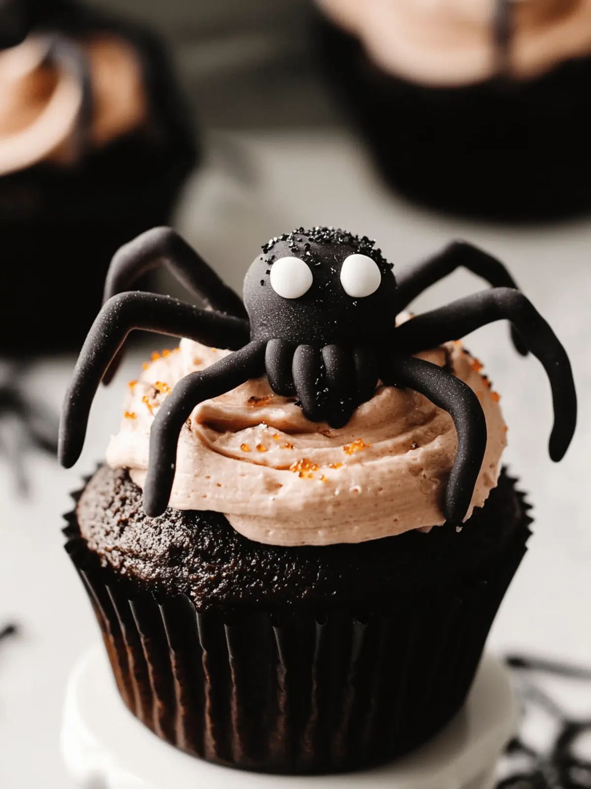 Spooky Spider Cupcakes