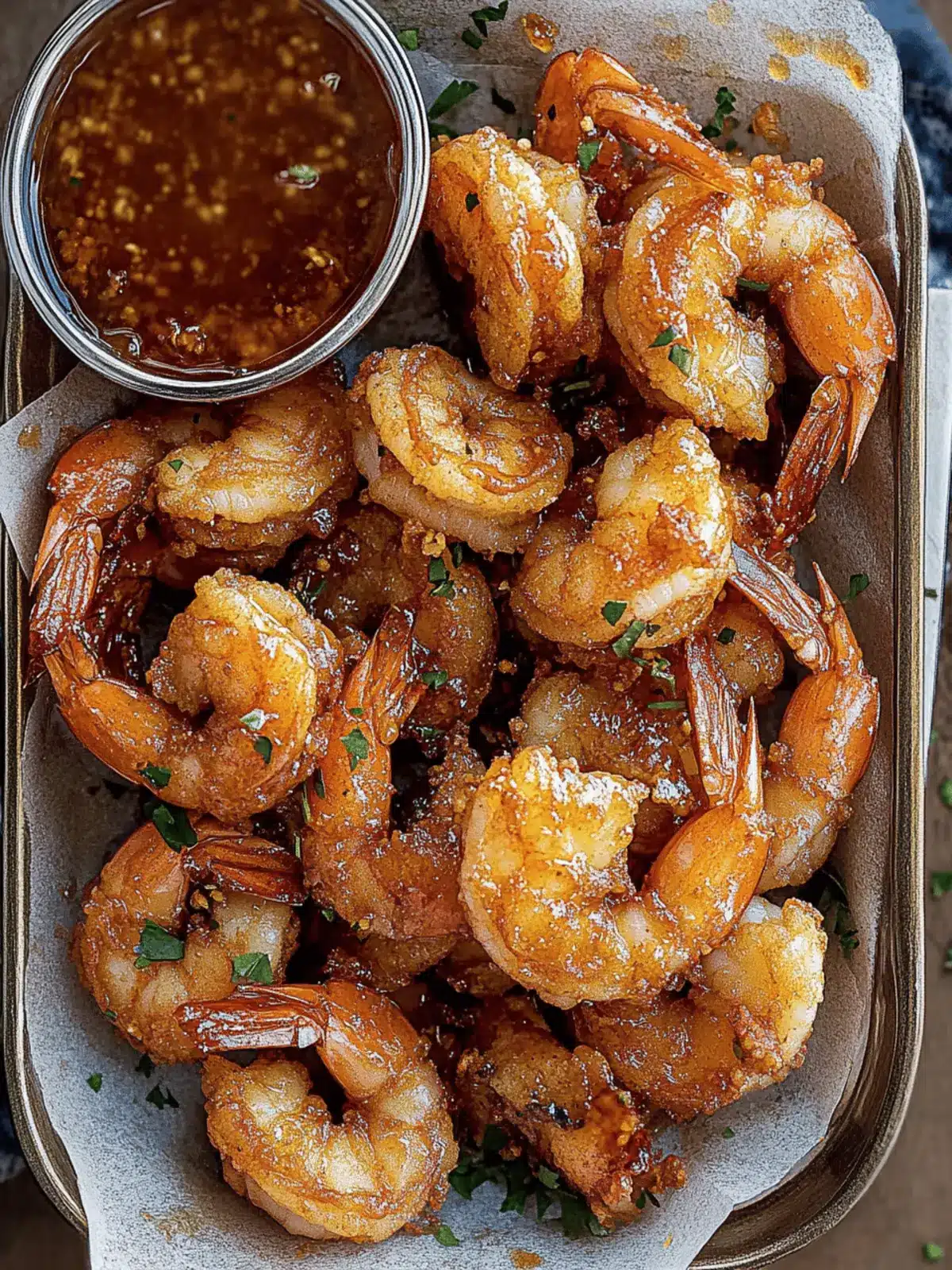 Hot Honey Fried Shrimp