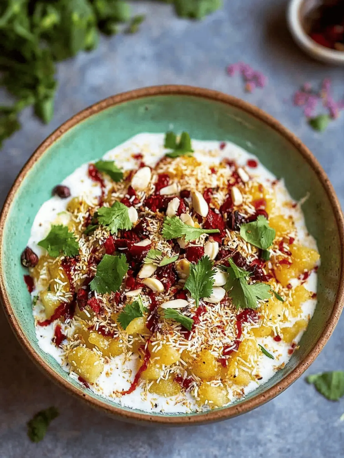 Dahi Papdi Chaat (Indian Street Food)