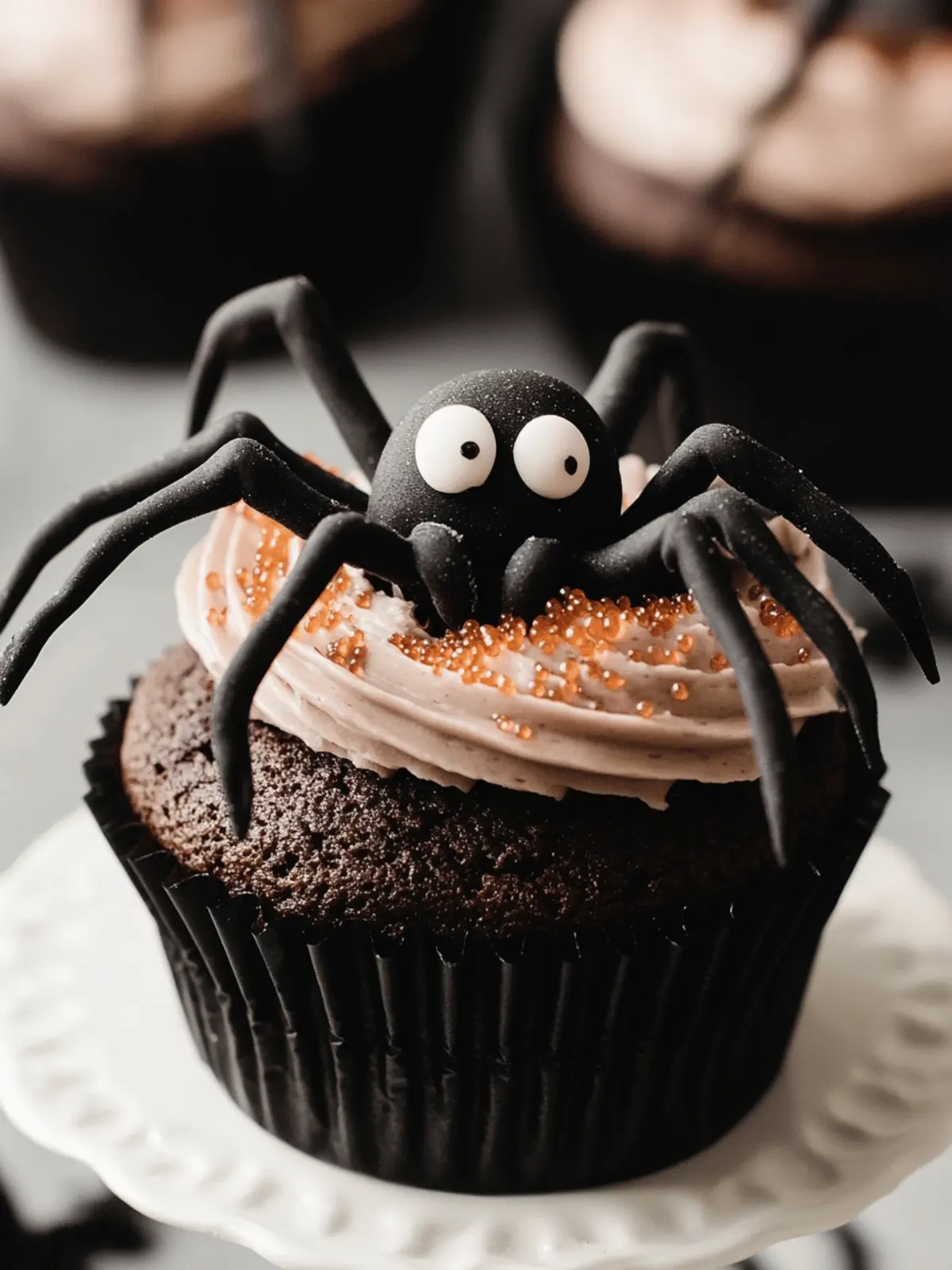 Spooky Spider Cupcakes