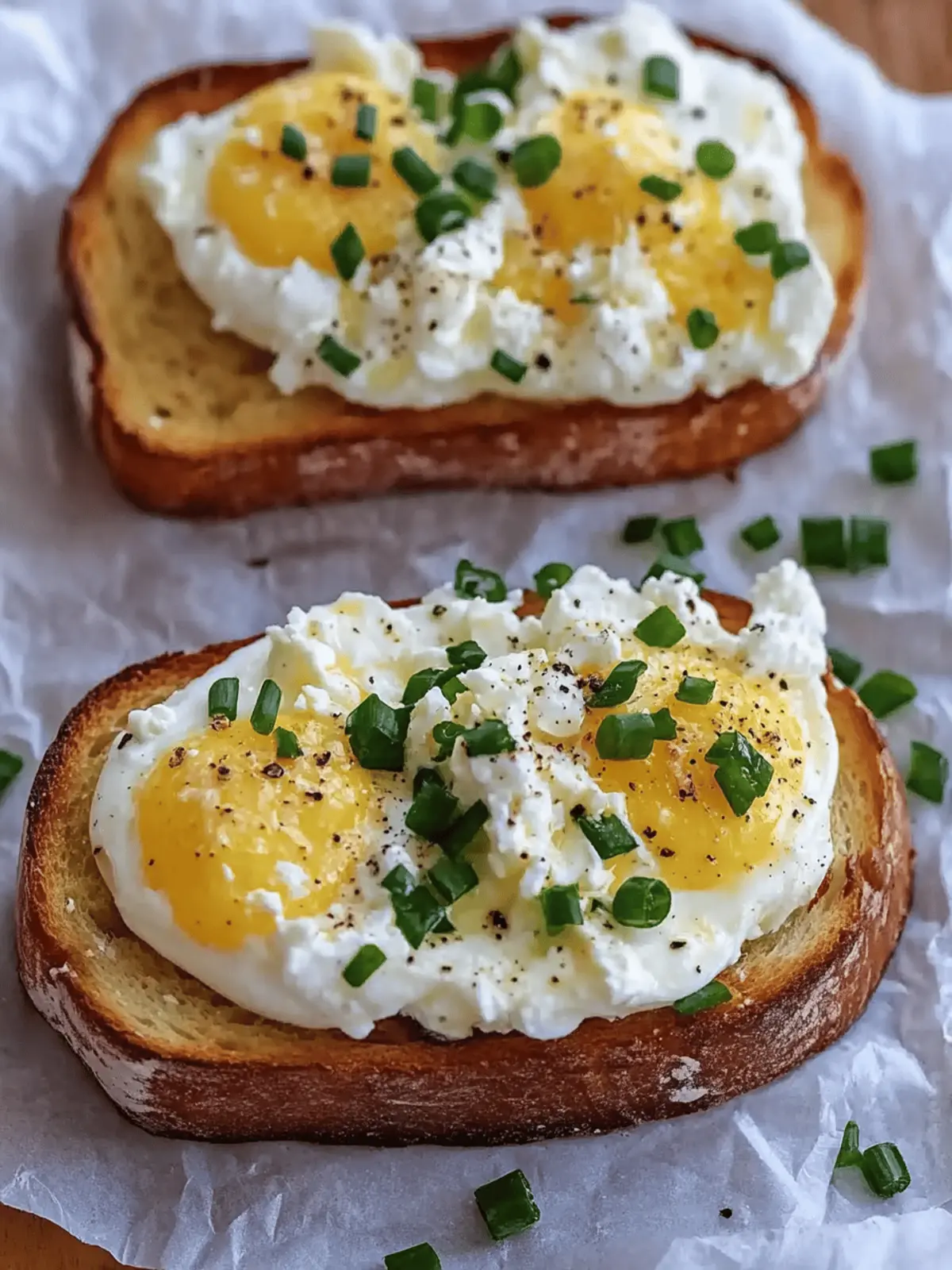 Egg and Ricotta Toast