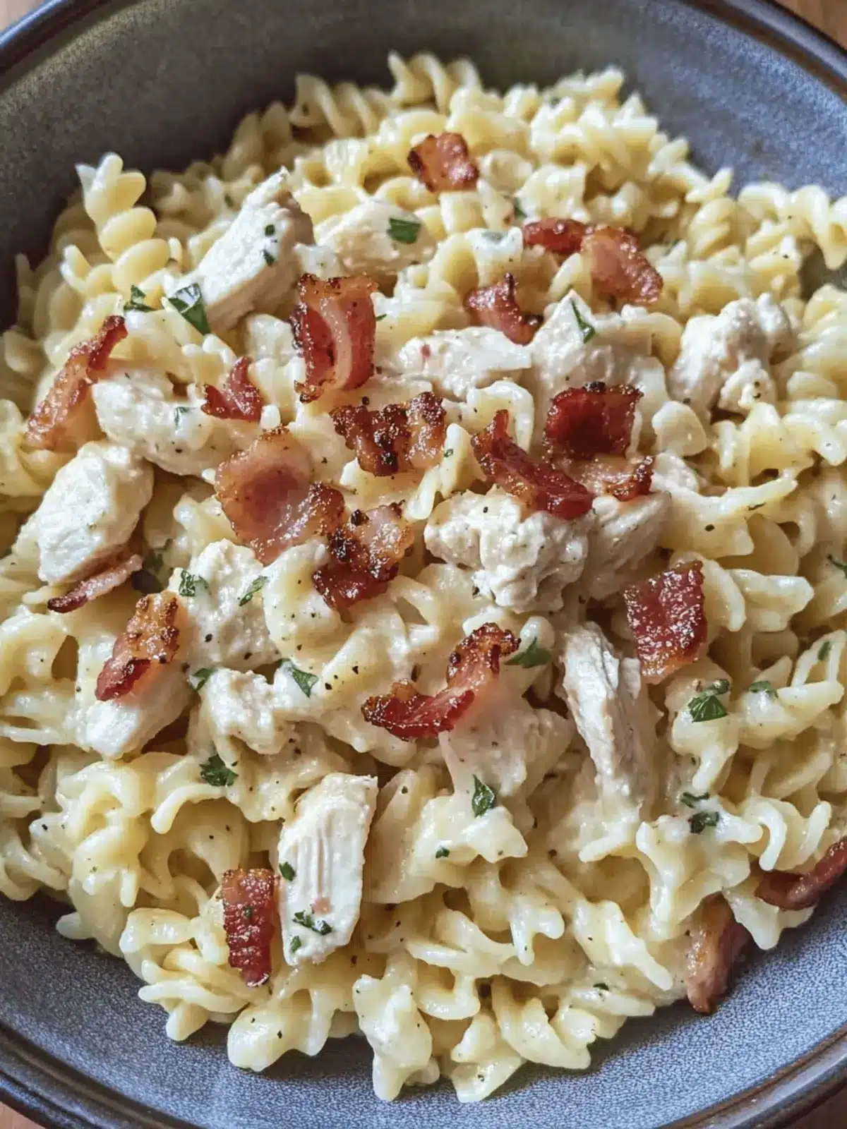 Chicken Bacon Ranch Pasta