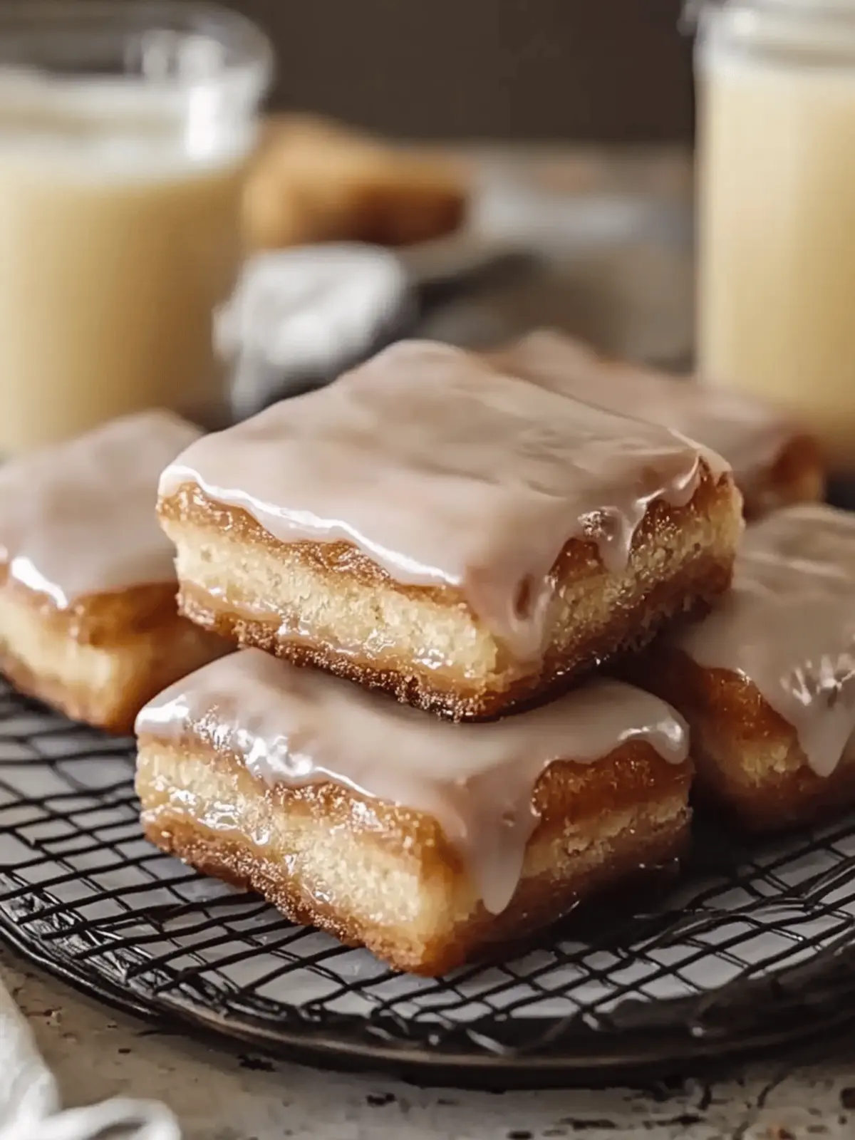 Maple Donut Bars