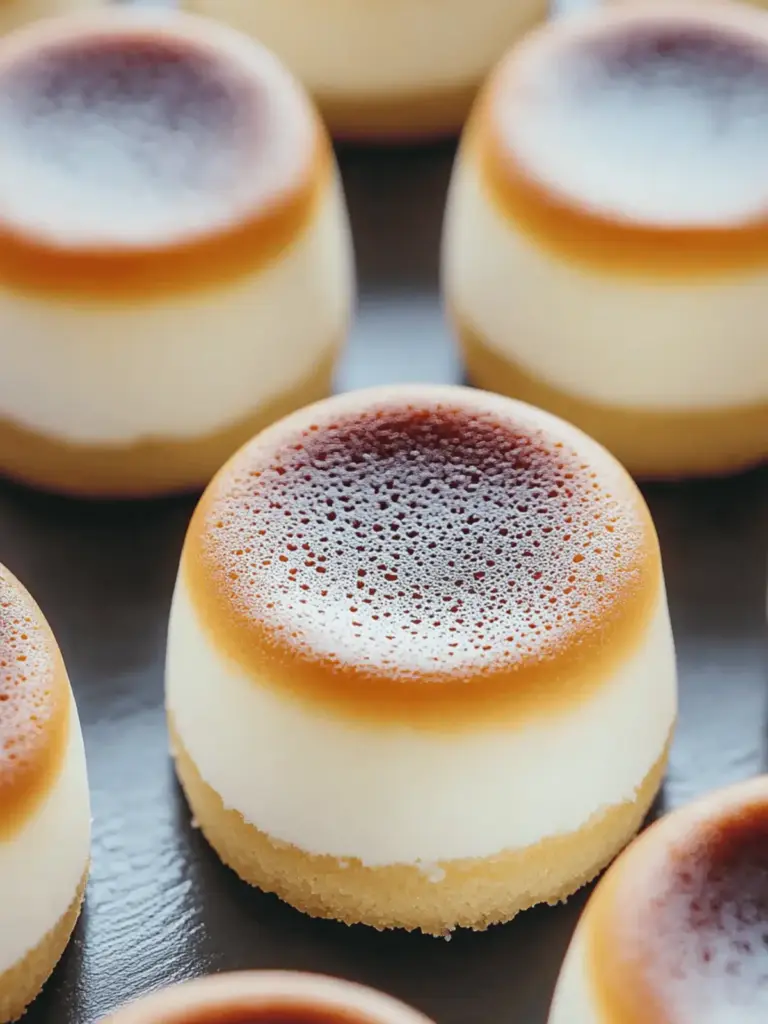 Quick Mini Japanese Cheesecakes