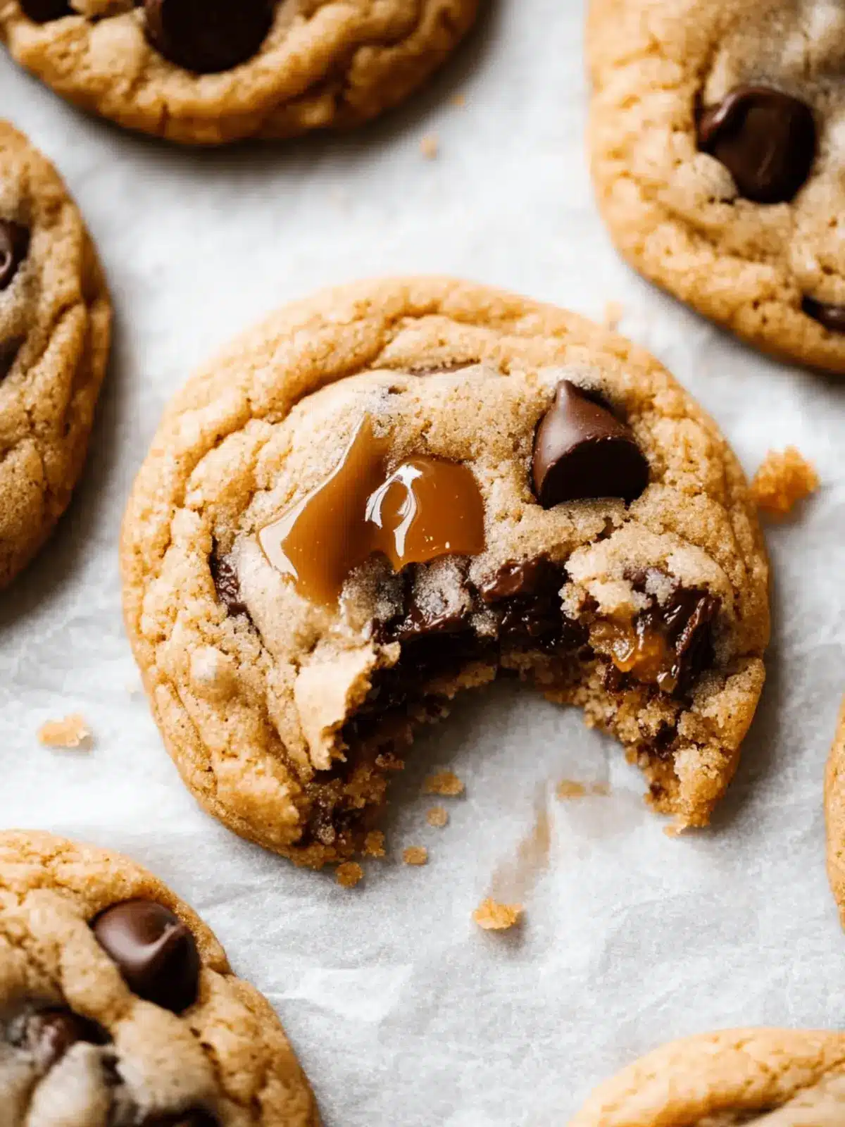 Salted Caramel Chocolate Chip Cookies