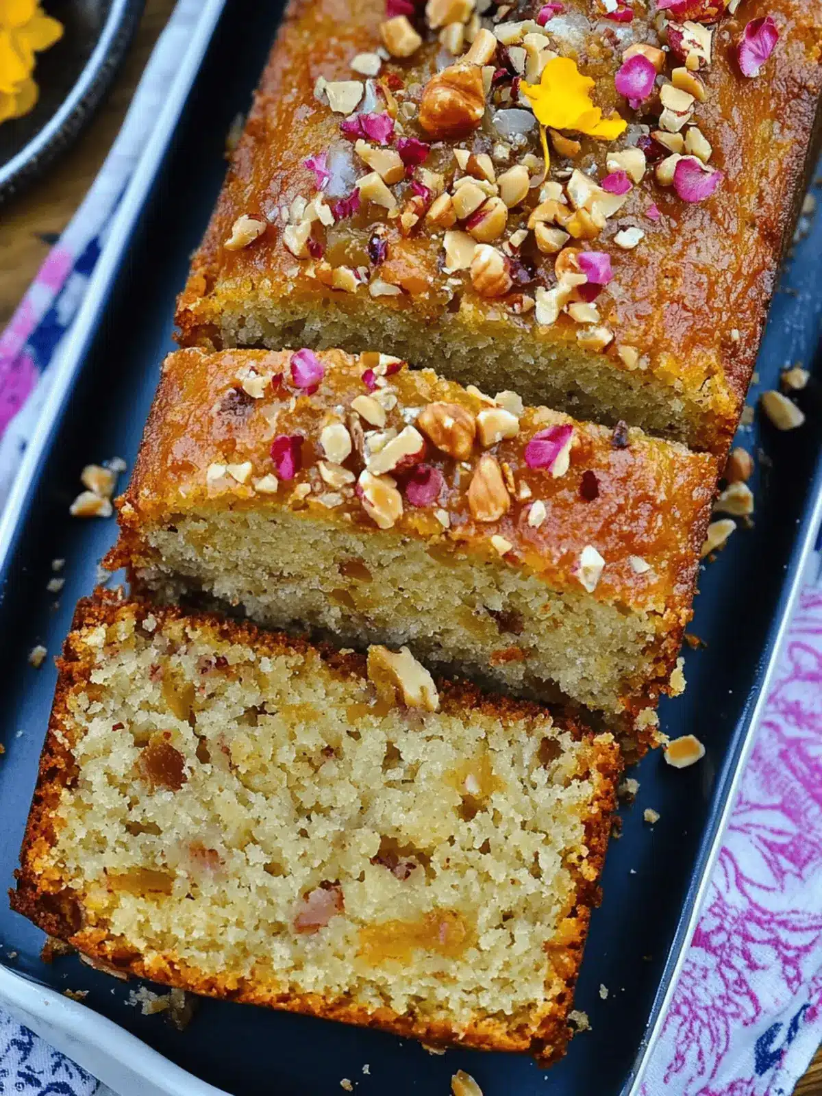 Gulab Jamun Nut Bread