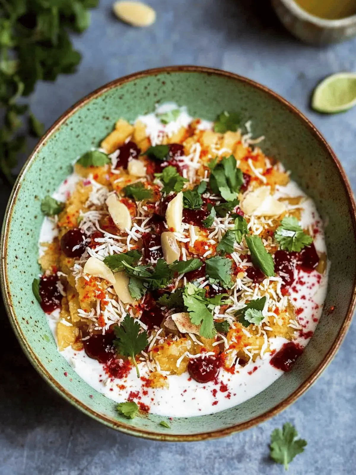 Dahi Papdi Chaat (Indian Street Food)