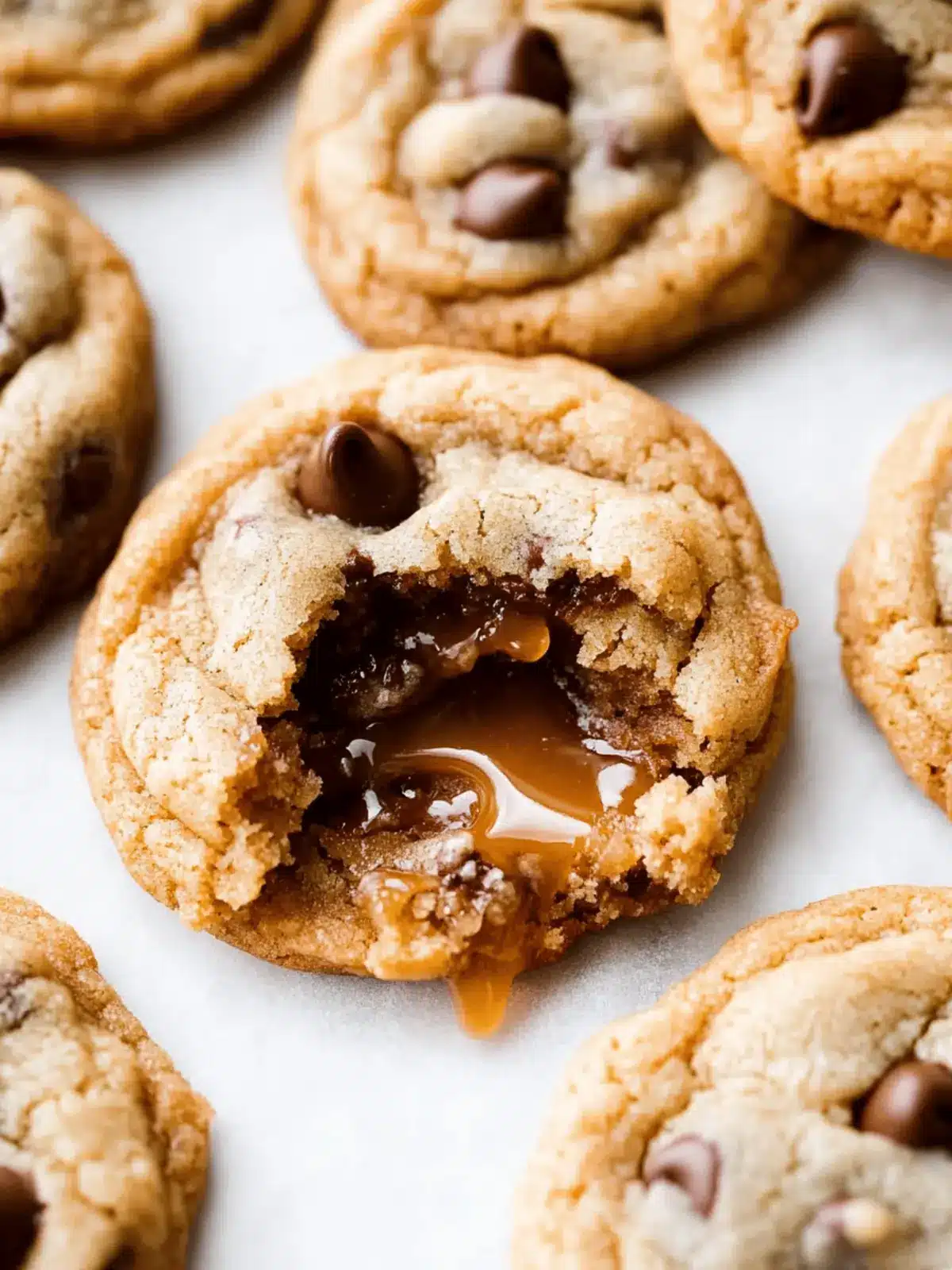 Salted Caramel Chocolate Chip Cookies