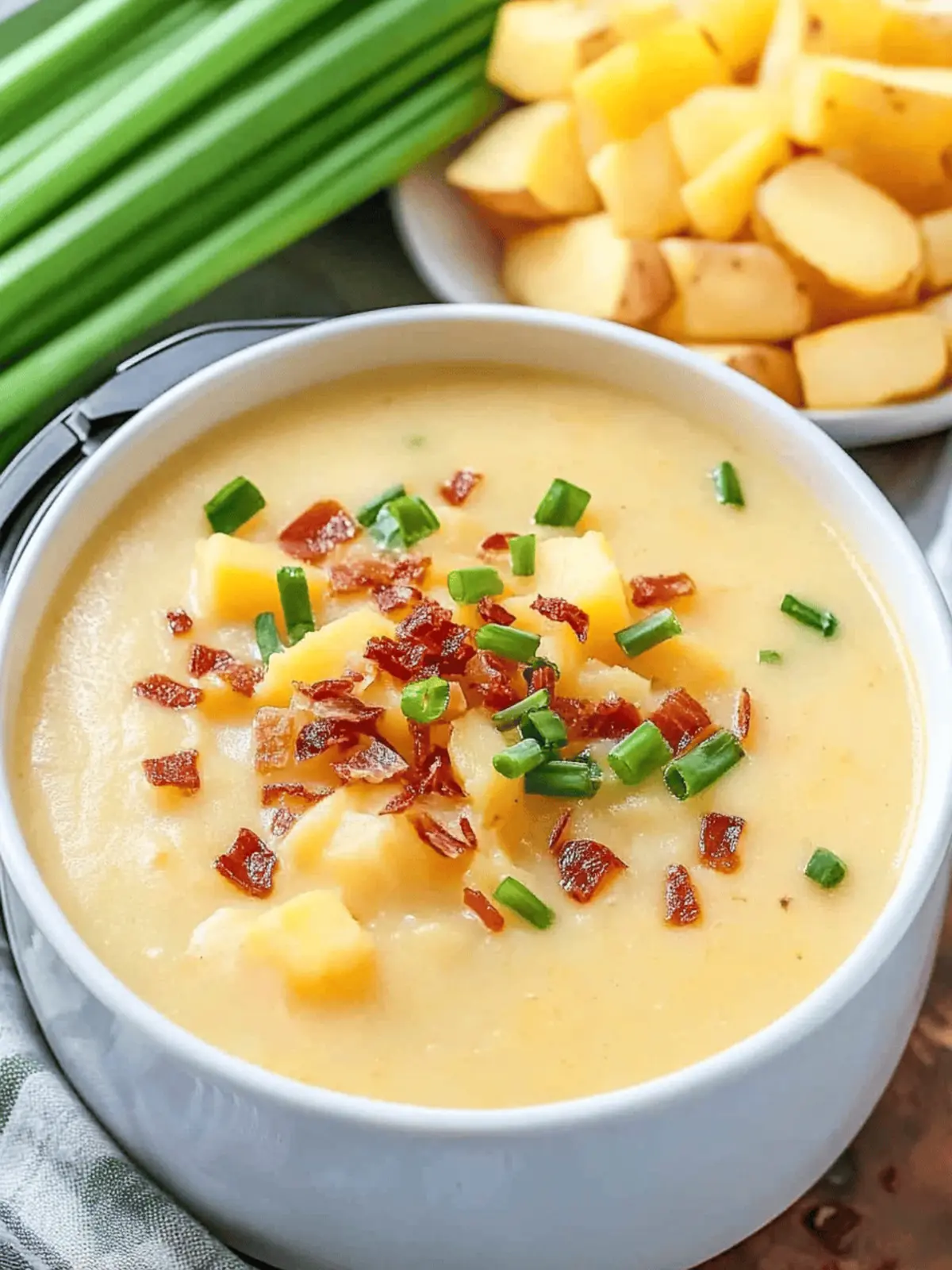 Instant Pot Loaded Potato Soup