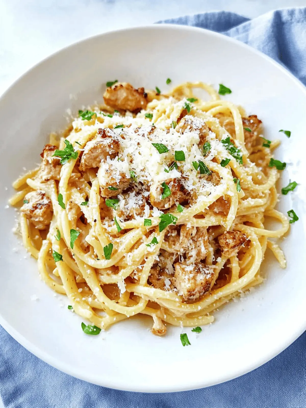 White Wine Chicken Pasta