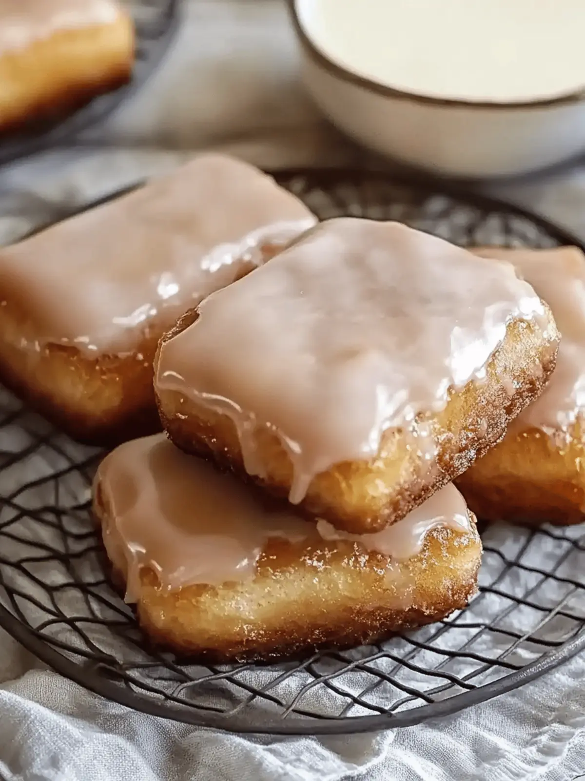 Maple Donut Bars