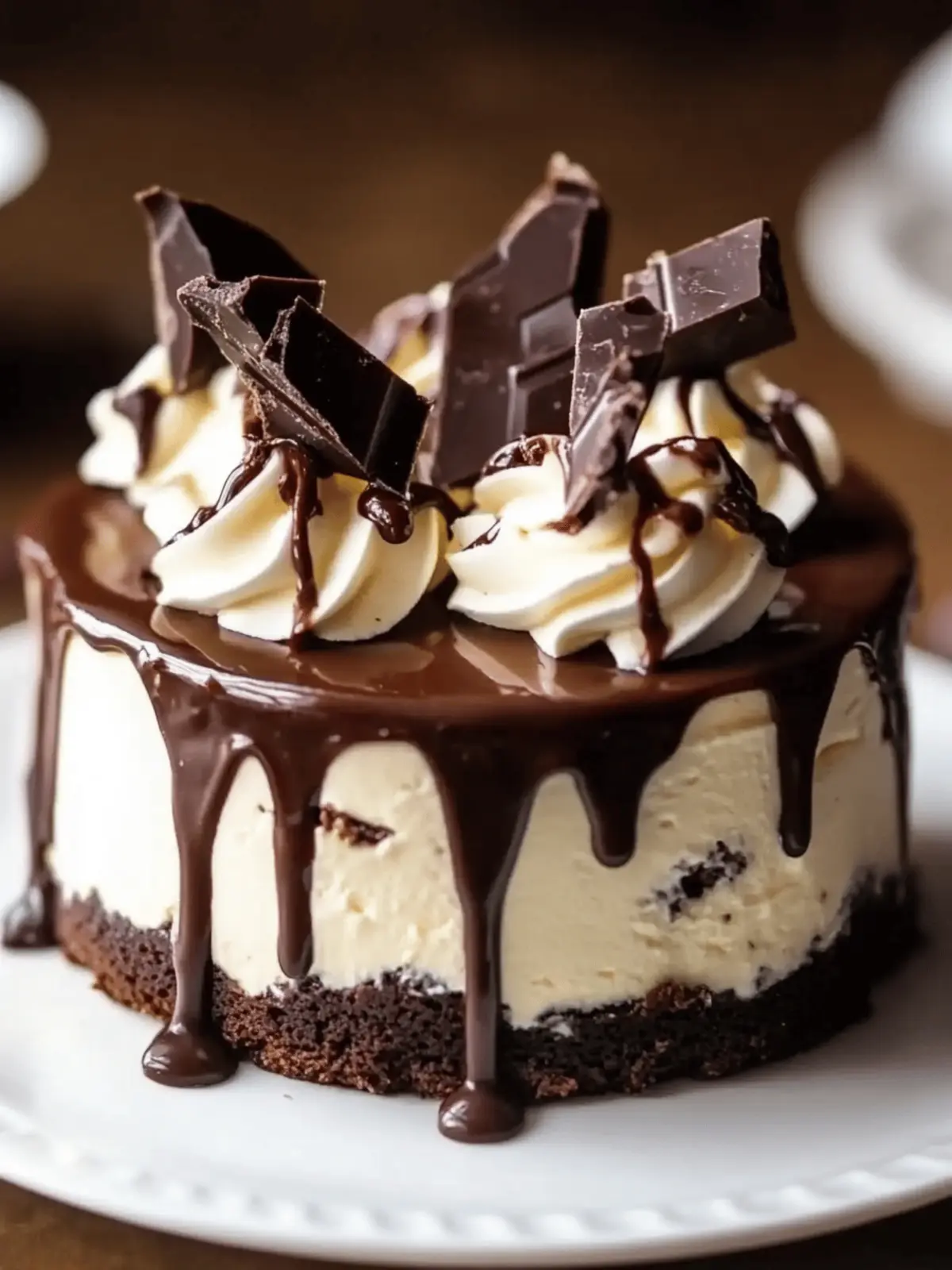 Hot Fudge Sundae Brownie Cheesecake Recipe