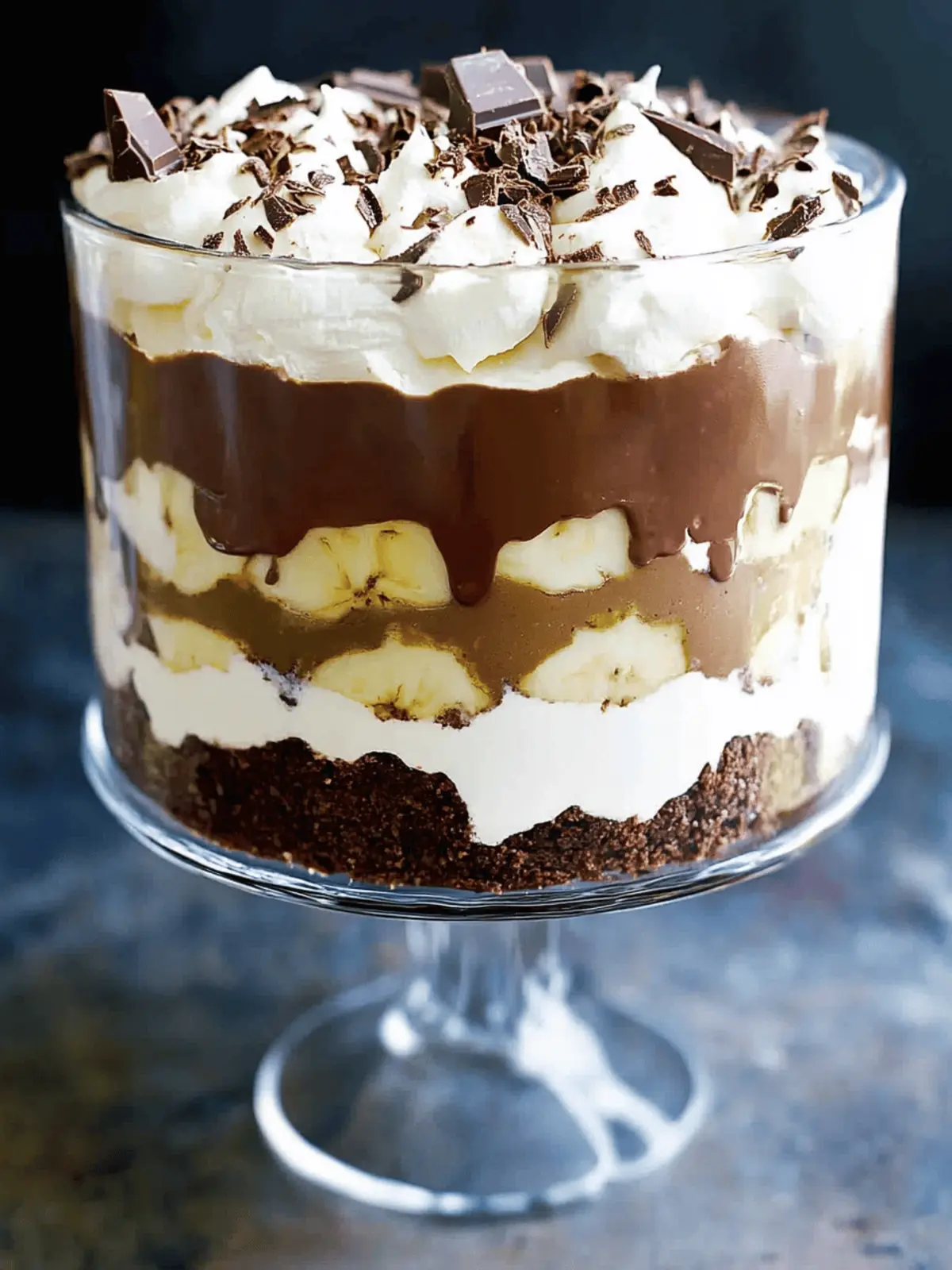 Chocolate-Banana Cream Trifle