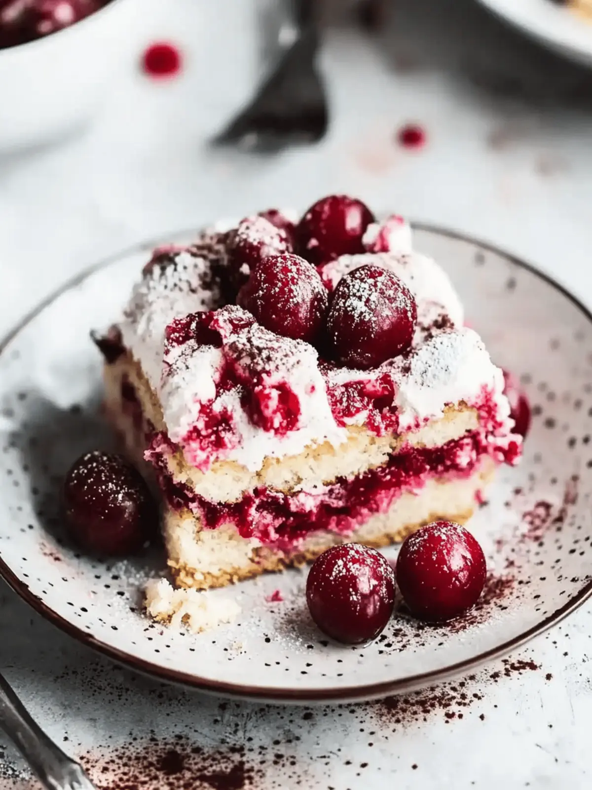Cherry Amaretto Tiramisu