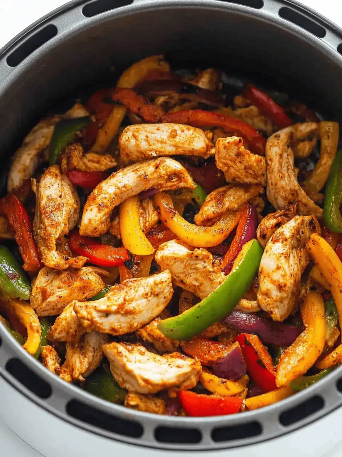 Air Fryer Chicken Fajitas