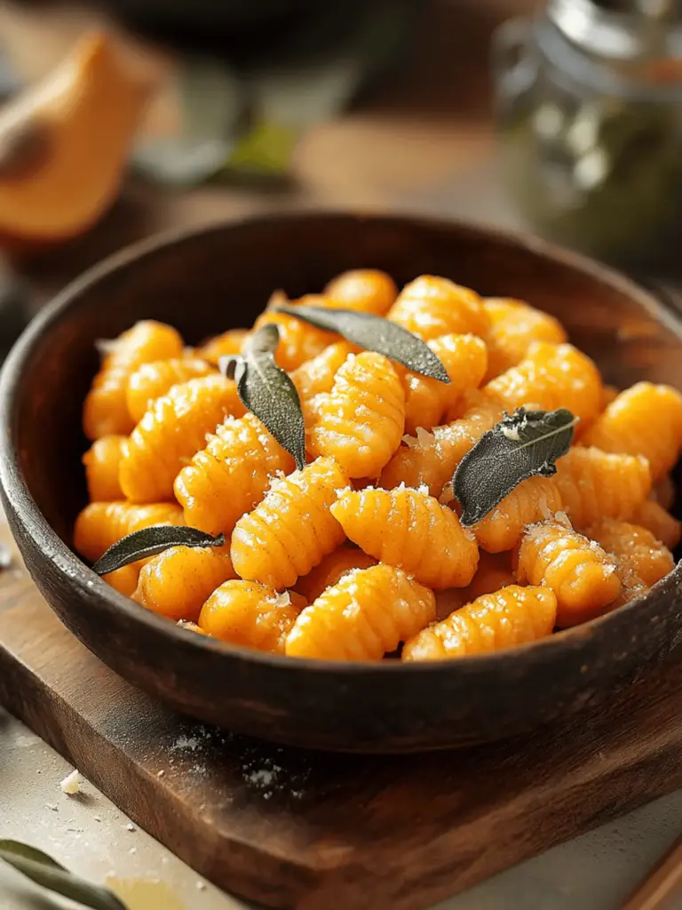 Easy Pumpkin Gnocchi