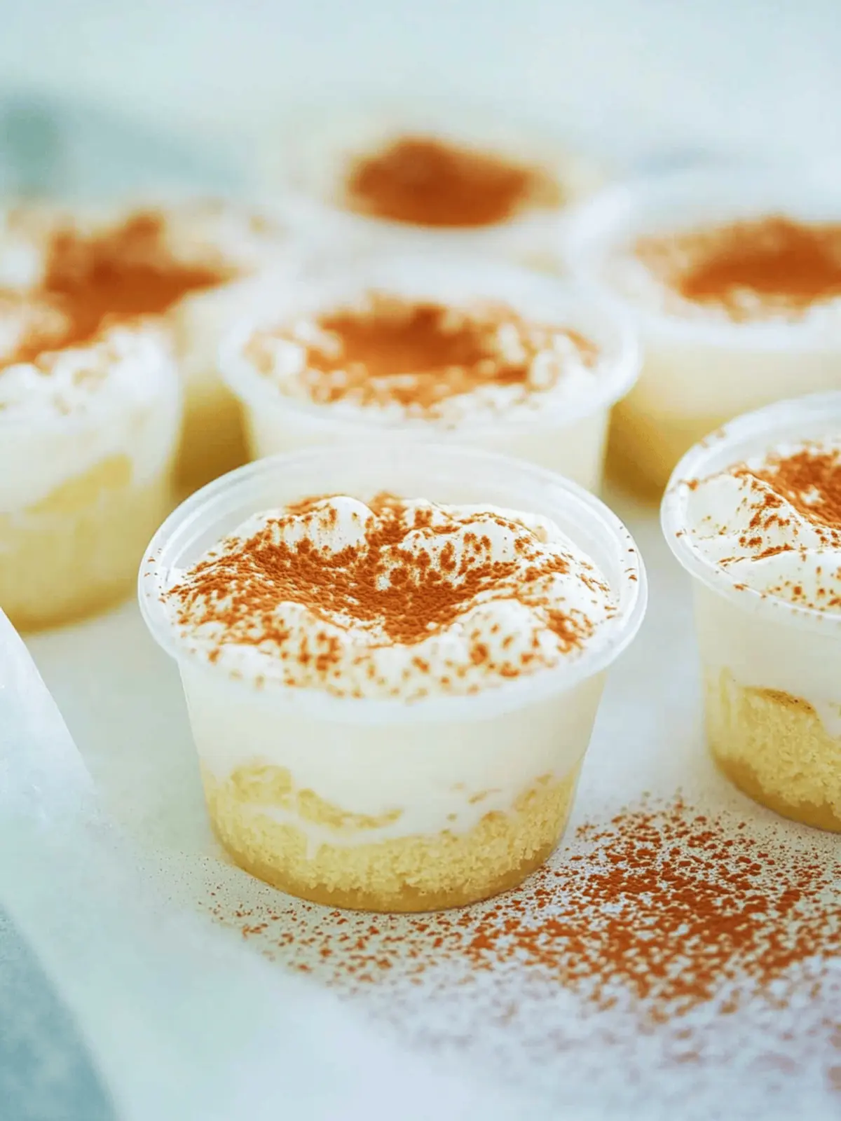 tres leches dessert cups