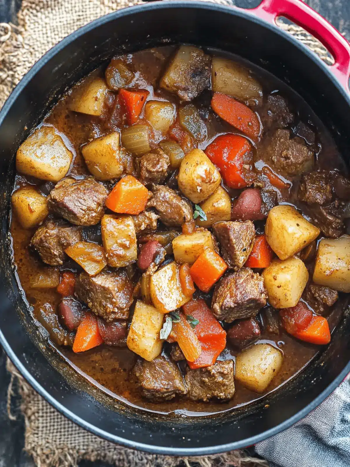 Easy Moroccan Lamb Stew