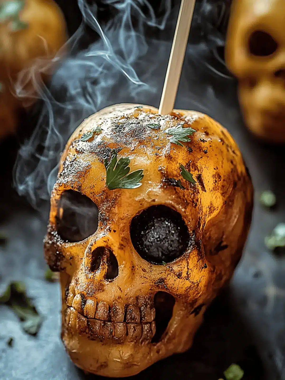 Spooky Skull Potatoes