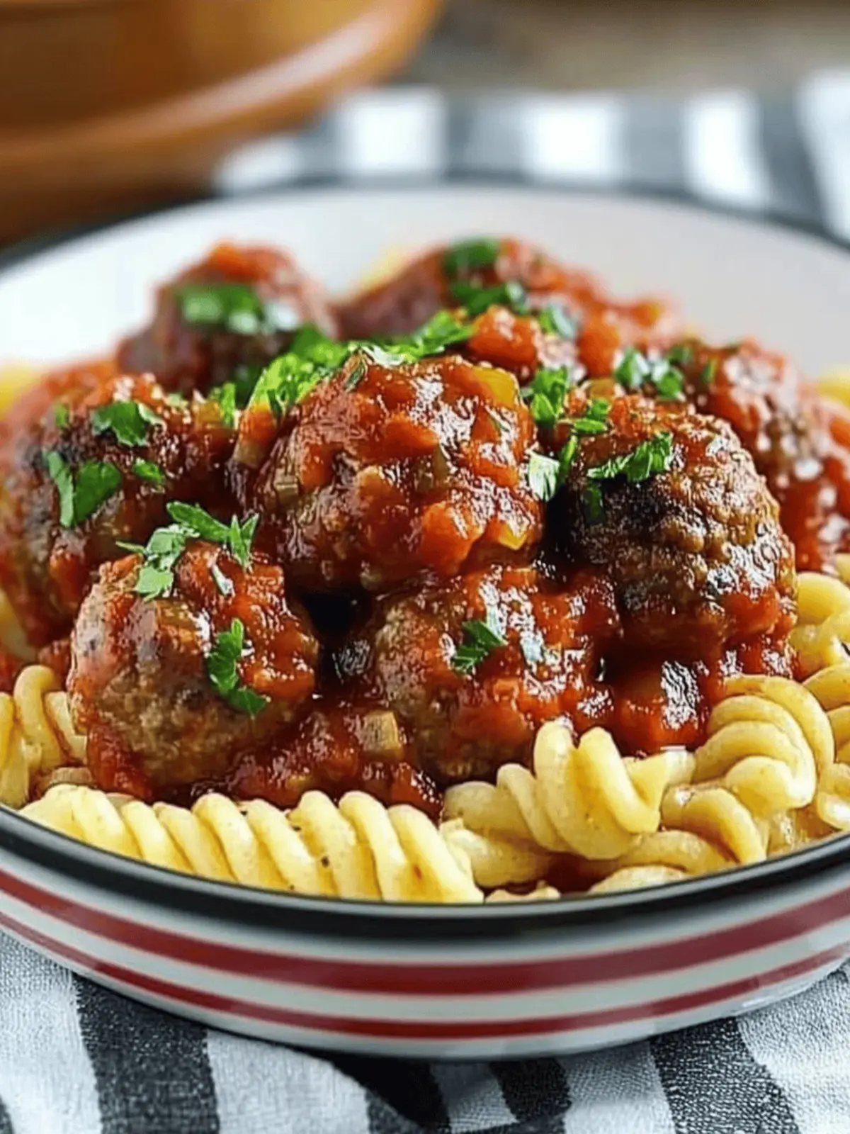 Slow Cooker Meatballs in a Tomato Sauce