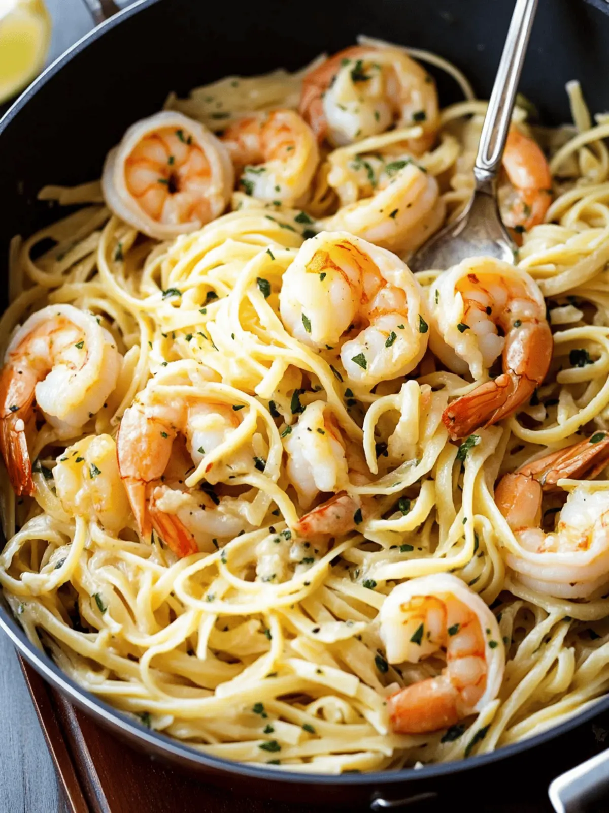 Buttery Shrimp Scampi Pasta