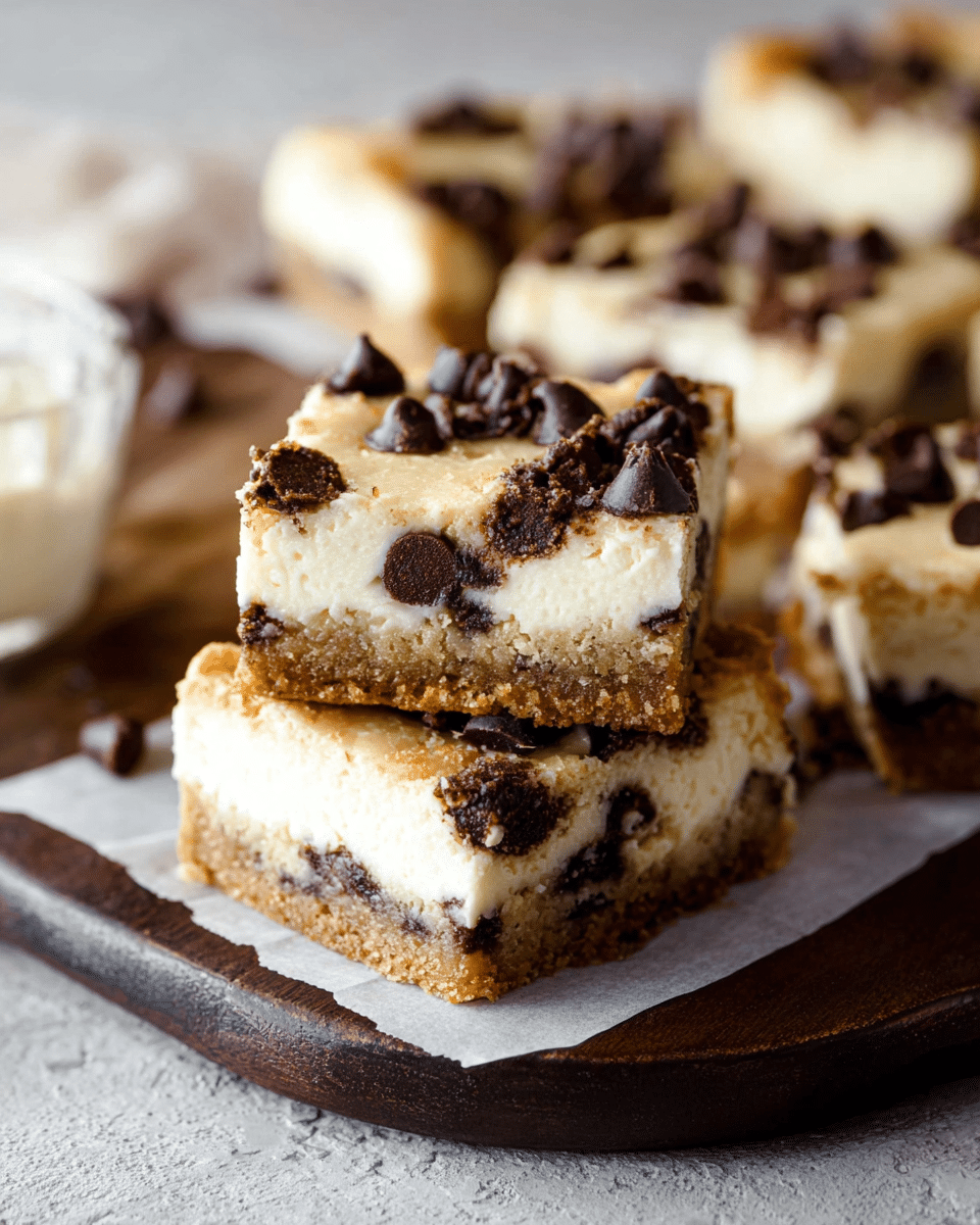 Cookie Dough Cheesecake Bars