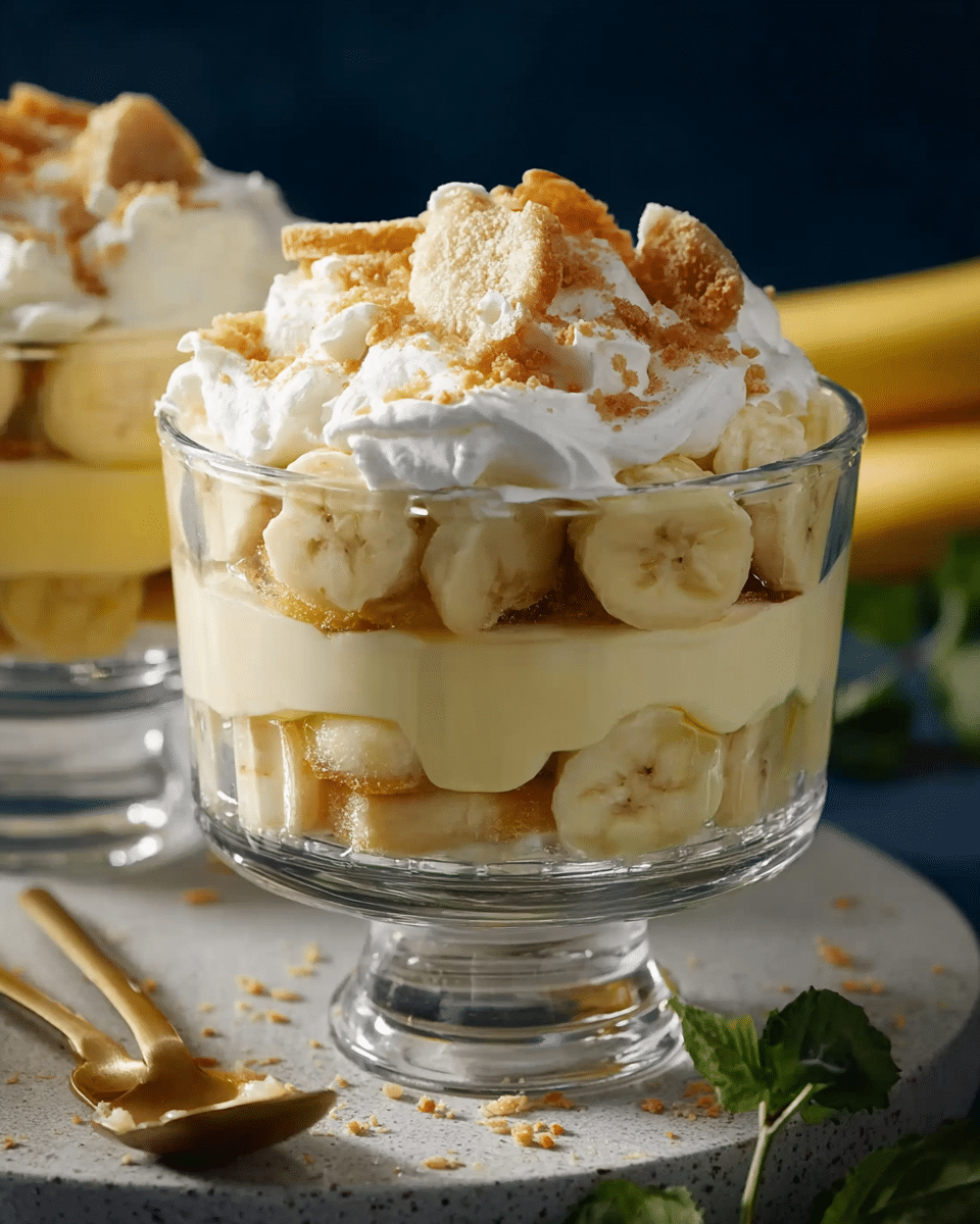 Creamy Southern-Style Banana Pudding with Vanilla Wafers