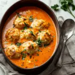 Tomato Soup with Cheddar Bay Dumplings