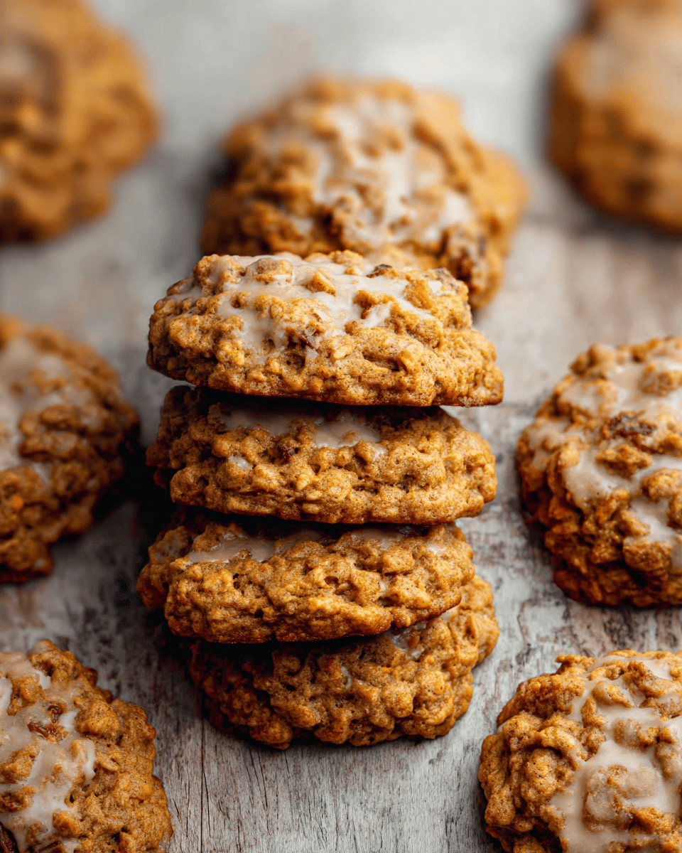 Brown Butter Pumpkin Oatmeal Cookies