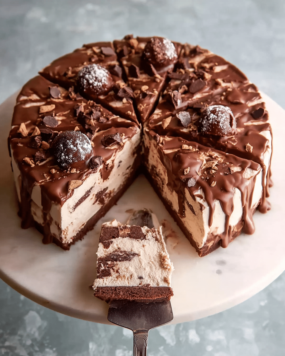 Brownie Ice Cream Cake