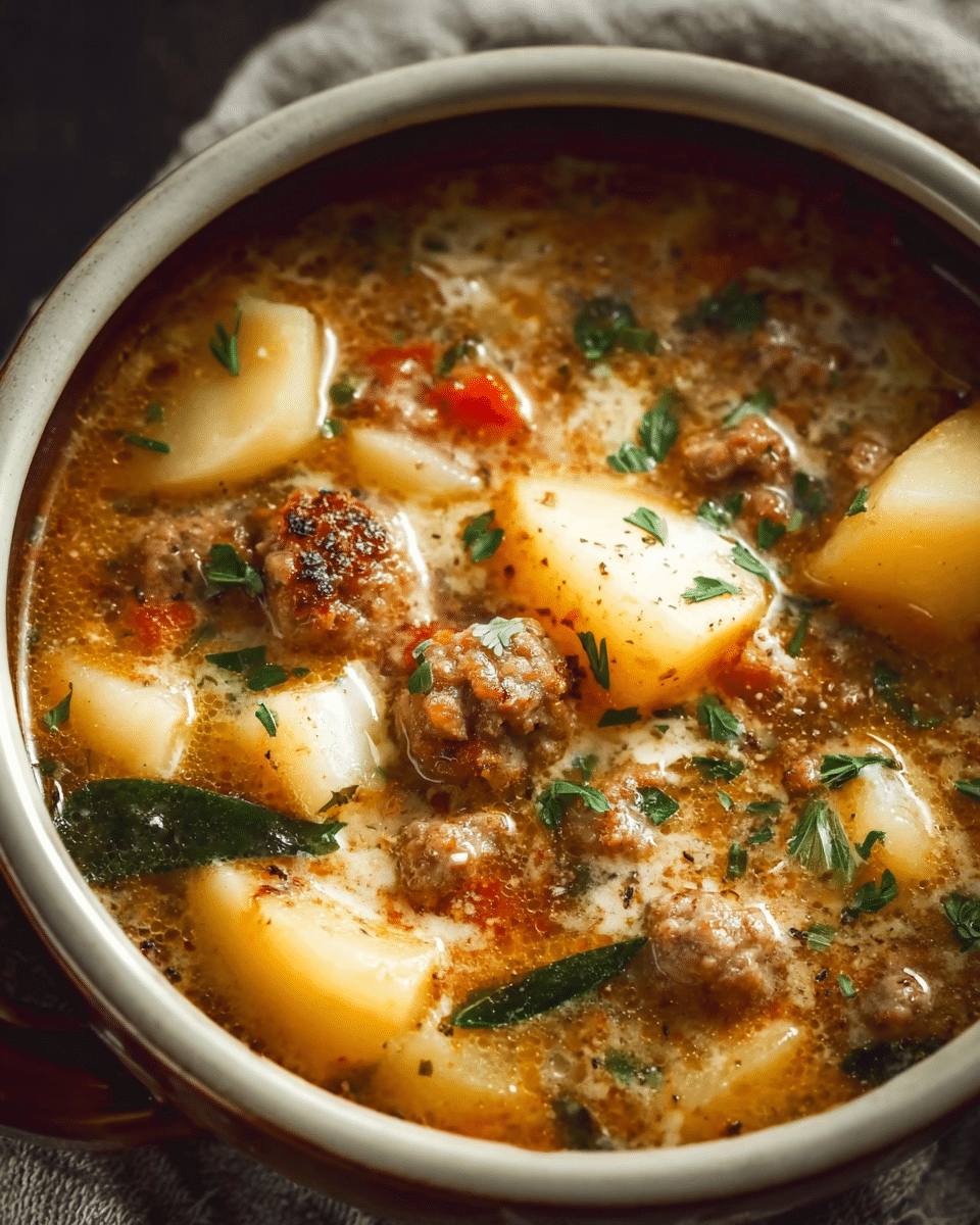 Italian Sausage and Potato Soup