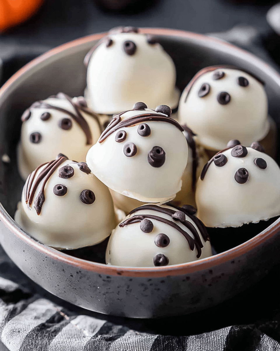 Ghost Oreo Balls