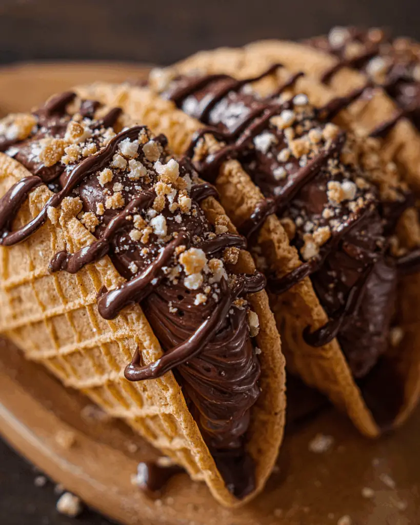 Homemade Choco Tacos