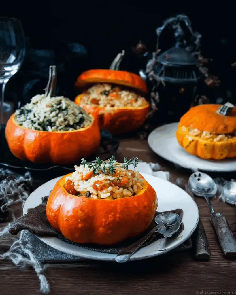 Spooky Pumpkin Risotto