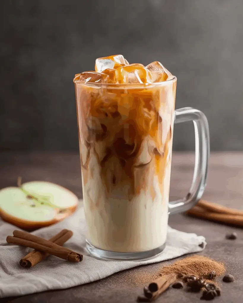 Caramel Apple Spice Iced Coffee